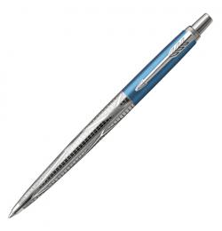 Ручка подарочная шариковая PARKER 'Jotter London Architecture Modern Blue', голубой корпус, синяя, 2025828