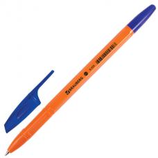 Ручка шариковая 'X-333 Orange', СИНЯЯ, узел 0,7 мм, линия письма 0,35 мм, BRAUBERG