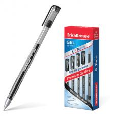 Ручка гелевая 'G-Tone', ЧЕРНАЯ, узел 0,5 мм, линия письма 0,4 мм, ERICH KRAUSE