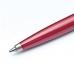 Ручка шариковая PARKER 'Jotter Plastic CT', корпус сталь + красный пластик, синяя, R0033330