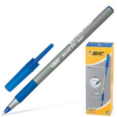 Ручка шариковая с грипом 'Round Stic Exact', СИНЯЯ, узел 0,8 мм, линия письма 0,3 мм, BIC