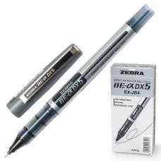 Ручка-роллер 'Zeb-Roller DX5', ЧЕРНАЯ, узел 0,5 мм, линия письма 0,3 мм, ZEBRA