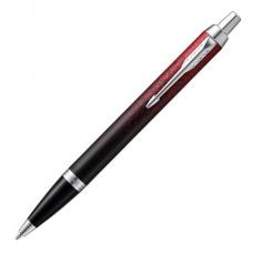 Ручка шариковая PARKER 'IM Red Ignite CT', корпус латунь, детали хром, синяя, 2074031