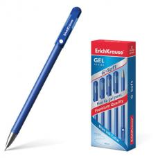 Ручка гелевая 'G-Soft', СИНЯЯ, игольчатый узел 0,38 мм, линия письма 0,25 мм, ERICH KRAUSE