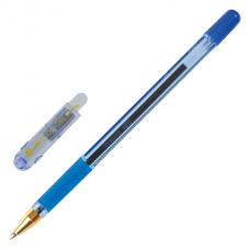 Ручка шариковая масляная с грипом 'MC Gold', СИНЯЯ, узел 0,5 мм, линия письма 0,3 мм, MUNHWA