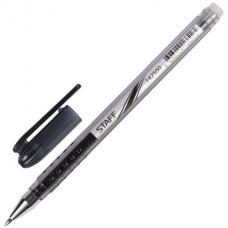 Ручка стираемая гелевая STAFF, ЧЕРНАЯ, узел 0,5 мм, линия письма 0,38 мм