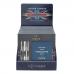 Набор: 2 шариковые ручки PARKER 'Jotter Waterloo Blue CT' и 'Stainless Steel CT', синие и блокнот, 2062782