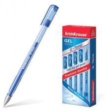 Ручка гелевая 'G-Tone', СИНЯЯ, узел 0,5 мм, линия письма 0,4 мм, ERICH KRAUSE
