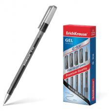 Ручка гелевая 'G-Ice', ЧЕРНАЯ, игольчатый узел 0,5 мм, линия письма 0,4 мм, ERICH KRAUSE