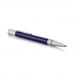 Ручка шариковая PARKER 'Duofold Classic Blue & Black CT', акриловая смола, корпус синий, черная, 1947988