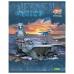 Тетрадь А5, 48 л., HATBER ECO, скоба, клетка, обложка картон, "Военная техника" (5 видов), 48Т5C1