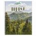 Тетрадь А5 96 л. HATBER ECO спираль, клетка, обложка картон, "Горный силуэт" (4 вида), 96Т5C1сп