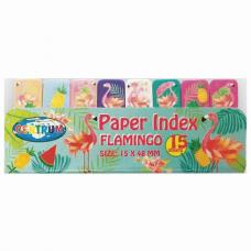 Закладки 50x15 мм, 8 цветов х 15 листов, бумажные